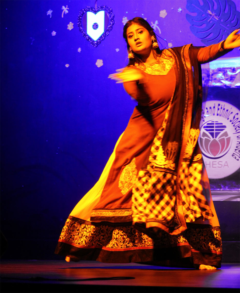 Dance performance by local artist Anoshka