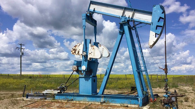 An orphan well site near Carstairs awaiting proper abandonment and reclamation